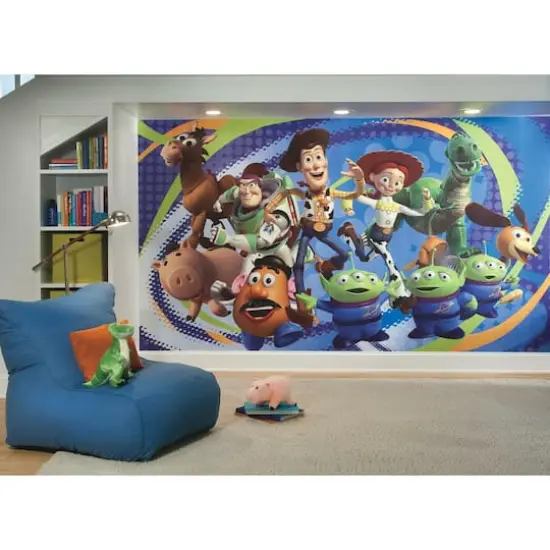 RoomMates Toy Story 3 Chair Rail Prepasted Mural {3}