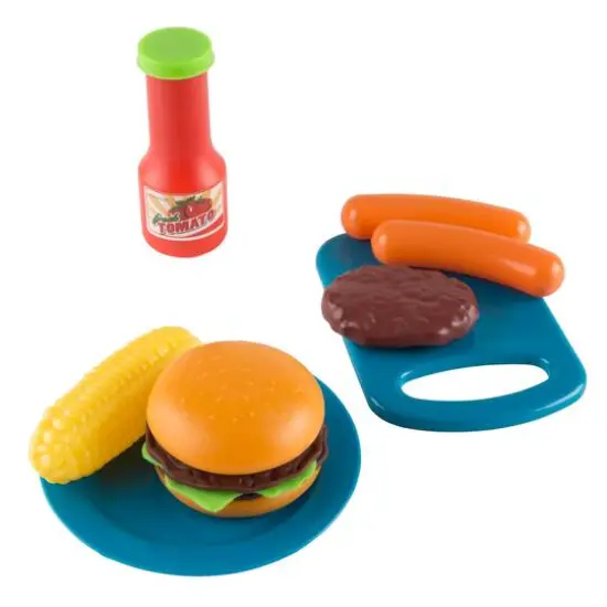 Toy Time Pretend Play BBQ Grill Toy Set {6}