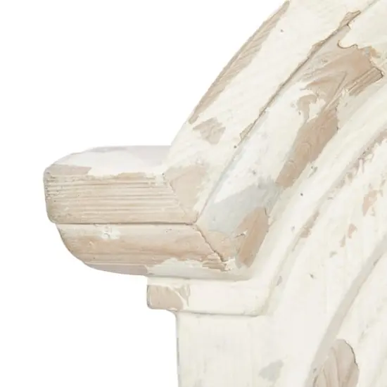 Light Brown Vintage Fiberglass Wall Clock, 44" x 34" {5}