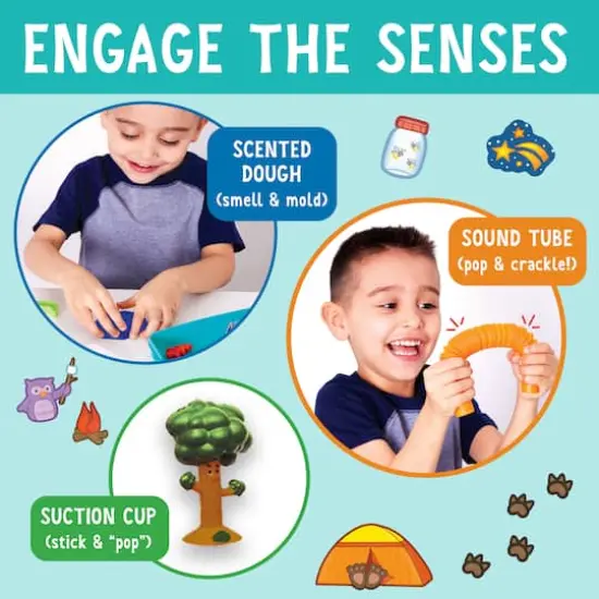 Creativity for Kids&reg; Sensory on the Go Camping Play Kit {11}