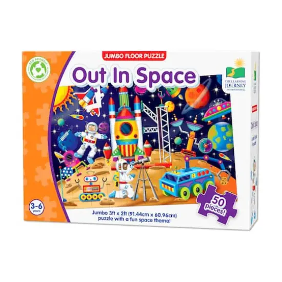 Jumbo Floor Puzzle - Out In Space: 50 Pcs {1}