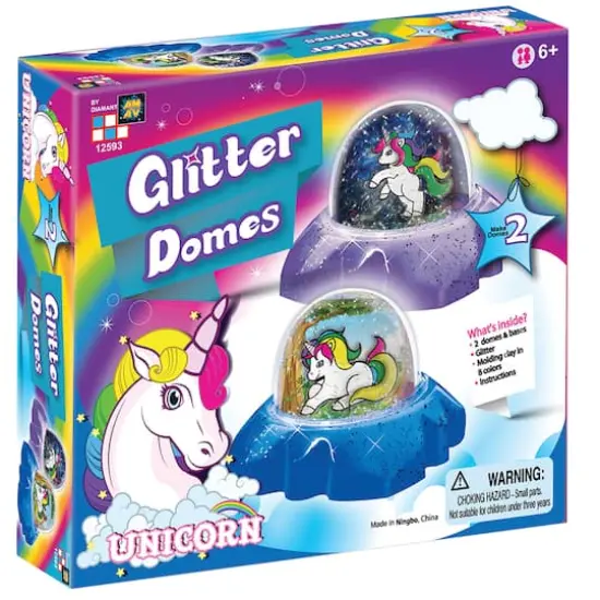 Amav Toys Unicorn Glitter Domes Activity Kit {3}