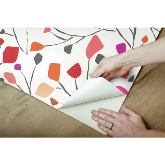 RoomMates Red Terrazzo Branch Peel & Stick Wallpaper {9}