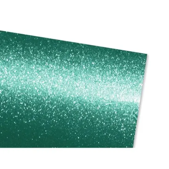 PA Vinyl Fine Glitter Permanent Adhesive Vinyl Jade {3}