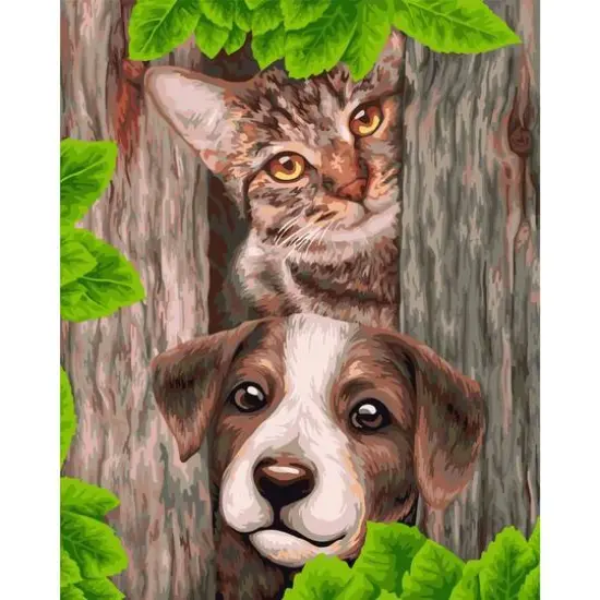 Crafting Spark Two Friends Painting by Numbers Kit {1}