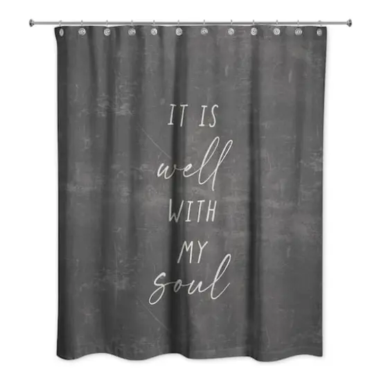 Well with My Soul 71" x 74" Shower Curtain {3}