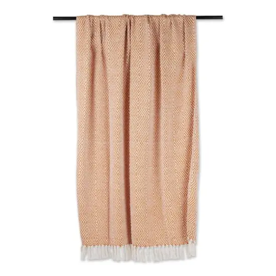 DII&reg; X-Diamond Geometric Throw Pumpkin Spice {4}