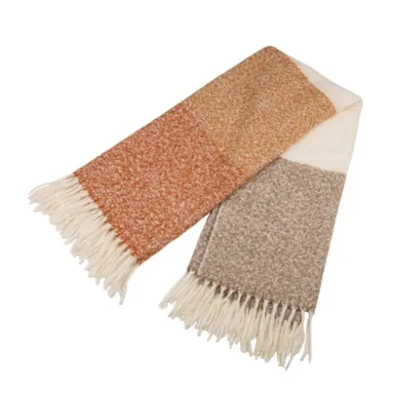 Glitzhome&reg; Woven Acrylic Striped Jacquard Throw {8}