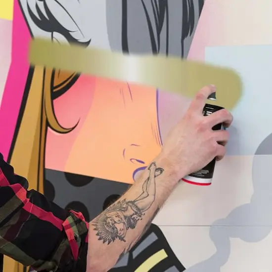 Ironlak Acrylic Spray Paint Gold (Metallic) {5}