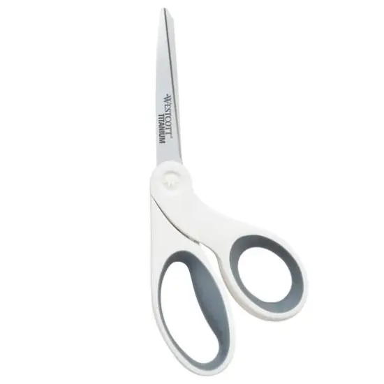Westcott&reg; 8" Bent & 5" Micro Tip Titanium Scissor Set {6}