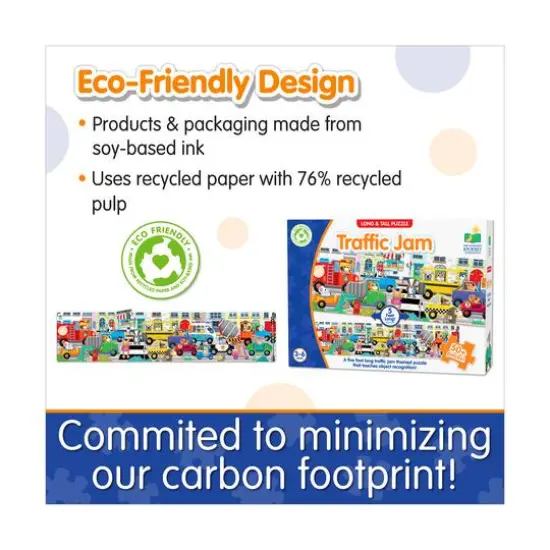 Long & Tall Puzzle - Traffic Jam: 50+ Pcs {7}