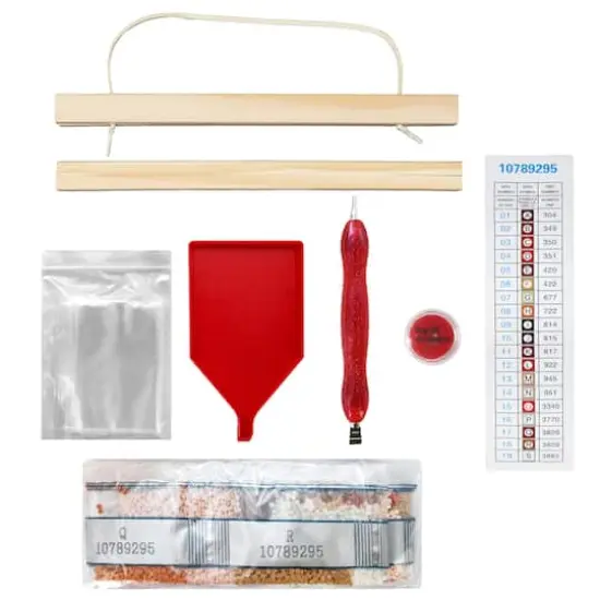 8" x 10" Ornaments Diamond Art Kit with Frame by Make Market&reg; {4}