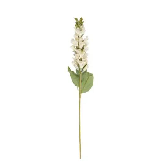 32" White Foxglove Artificial Flower Stem, 8ct. {4}