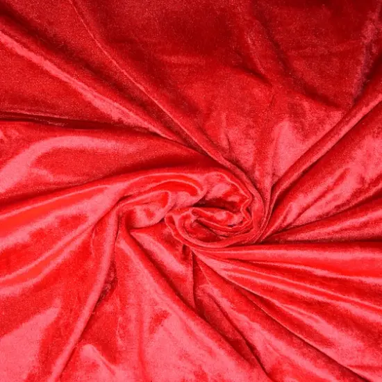 Feldman Craft Velvet Polyester Fabric Red {4}