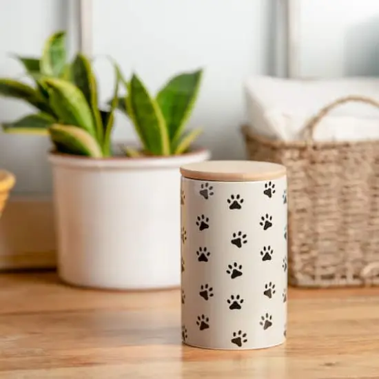 Park Life Designs Pawz Treat Jar Gray {5}