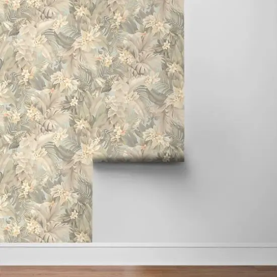 Tommy Bahama Umbrella Palm Peel & Stick Wallpaper Seaspray {6}