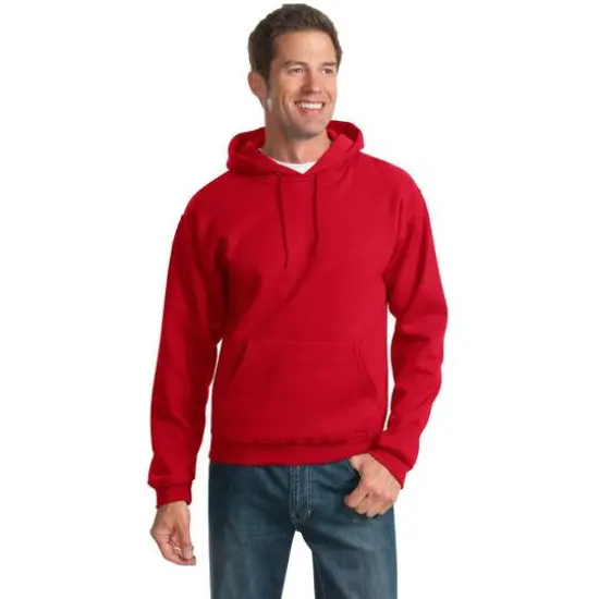 JERZEES® NuBlend® Unisex Pullover Hooded Sweatshirt True Red {4}