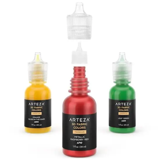 Arteza&reg; 60 Color 3D Fabric Paint Set {4}