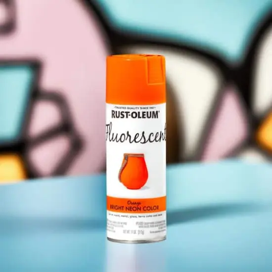 Rust-Oleum&reg; Fluorescent Spray Paint Orange {4}