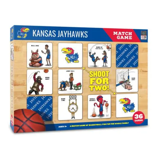 College Team Licensed Memory Match Game Kansas Jayhawks {1}