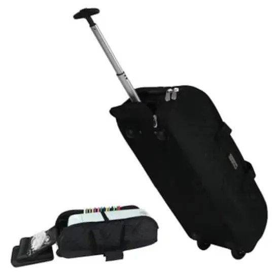 Everything Mary Black Rolling Craft Tote for Cricut, Brother, & Silhouette Machines {4}