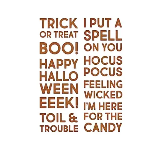 Sizzix&reg; Thinlits&reg; Bold Text Halloween Dies by Tim Holtz {1}