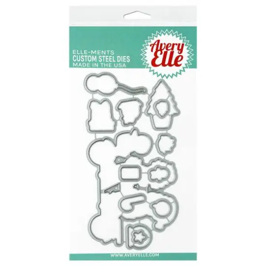 Avery Elle Elle-Ments Mr. & Mrs. Claus Die Set {1}