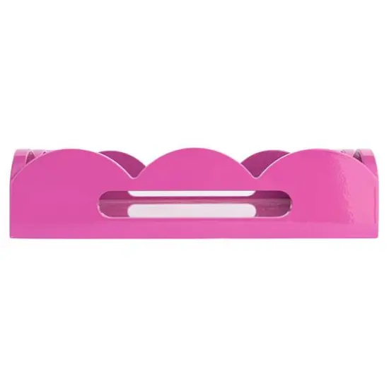 Hello Honey&reg; 16" Wide Fuchsia Wood Tray {7}