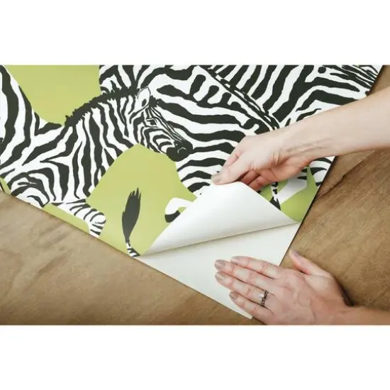 RoomMates Herd Together Peel & Stick Wallpaper Green {9}