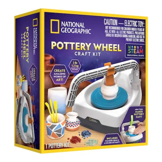 National Geographic&trade; Pottery Wheel Craft Kit {1}
