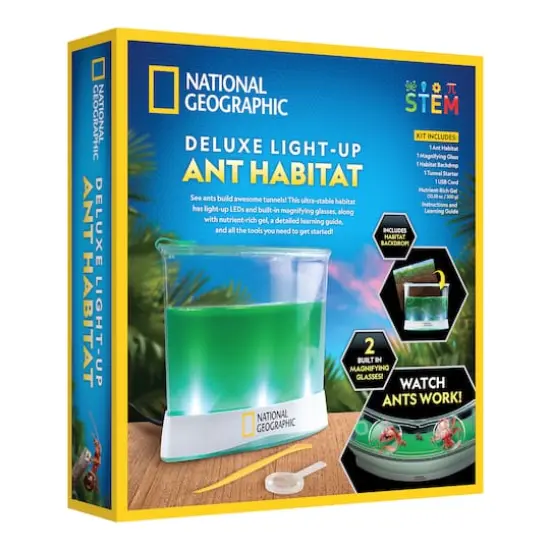 National Geographic Deluxe Light-Up Ant Habitat Kit {5}