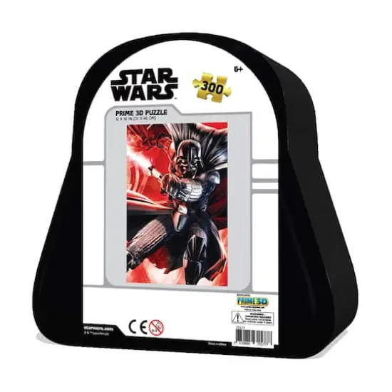 Star Wars - Darth Vader 3D Lenticular Jigsaw Puzzle in a Collectible Shaped Tin: 300 Pcs {4}