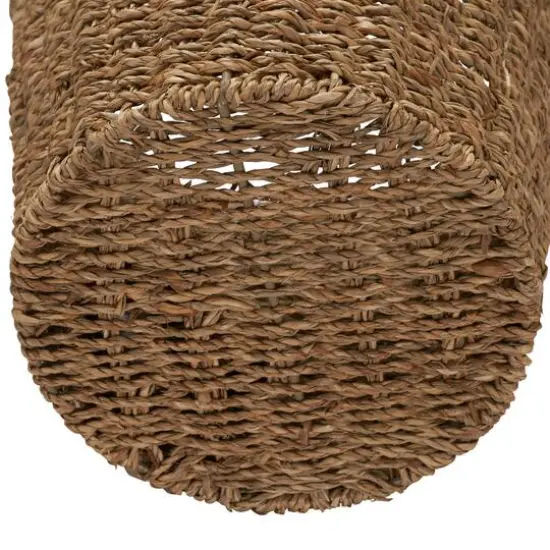Household Essentials Seagrass Wicker Waste Basket {6}