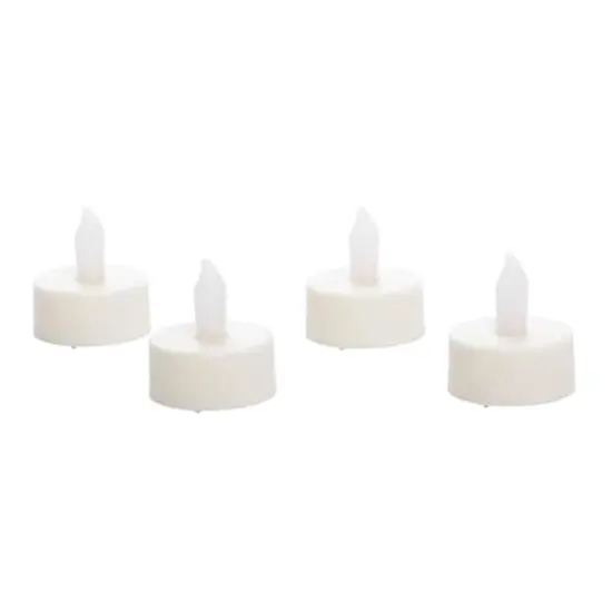 Ivory LED Twist Flame Tealight Candles, 4ct. by Ashland&reg; {4}