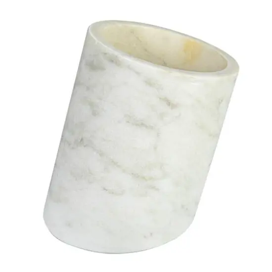 Hello Honey&reg; 6" Minimalist Angled Marble Bottle Holder {1}