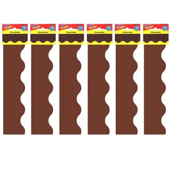 Trend Enterprises&reg; Terrific Trimmers&reg; Classic Borders, 234ft. Chocolate {1}