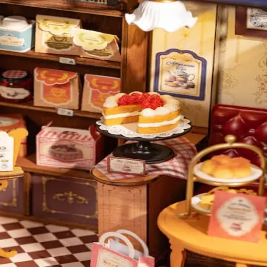 Rolife&reg; Leisure Time Tea Room DIY Miniature House Kit {3}