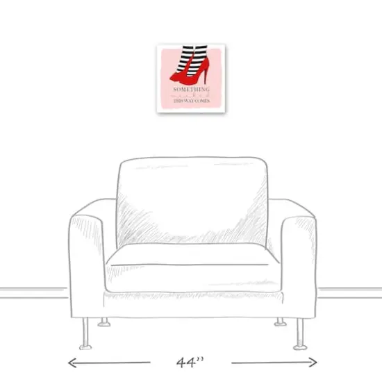 Something Wicked Red Heels Canvas Wall Art {6}