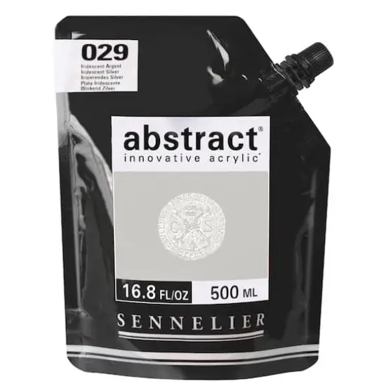 Sennelier Abstract&reg; Innovative Acrylic, 500mL 029 Iridescent Silver {1}