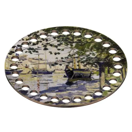 Wonderland Crafts Boat Painting Thread Organizer {4}