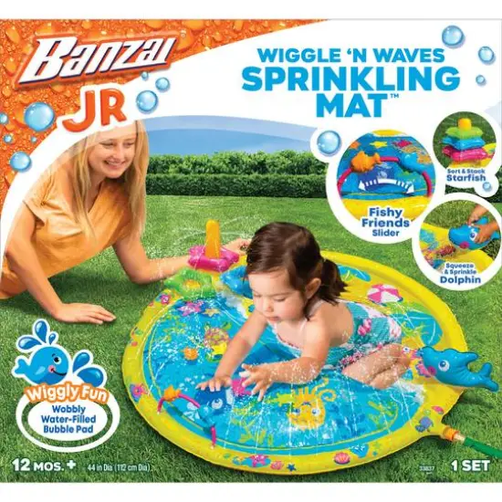 Banzai&reg; 44'' Wiggle 'N Waves Sprinkling Mat&trade; {4}