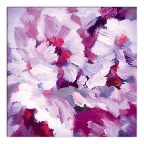 Lilac Florals 24" x 24" Canvas Wall Art {1}
