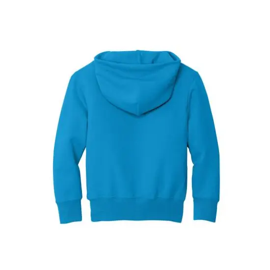 Port & Company&reg; Colors Youth Core Fleece Pullover Hooded Sweatshirt Sapphire {4}