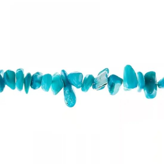 John Bead Natural Stone Chip Beads, 100g Aquamarine {5}
