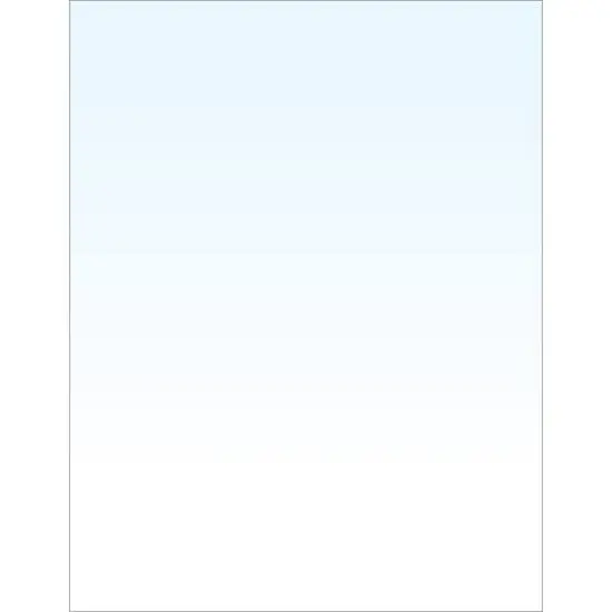 PA Paper&trade; Accents 8.5" x 11" Self Adhesive Paper, 25 Sheets Clear {1}