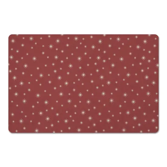 Red Twinkle Floor Mat {1}