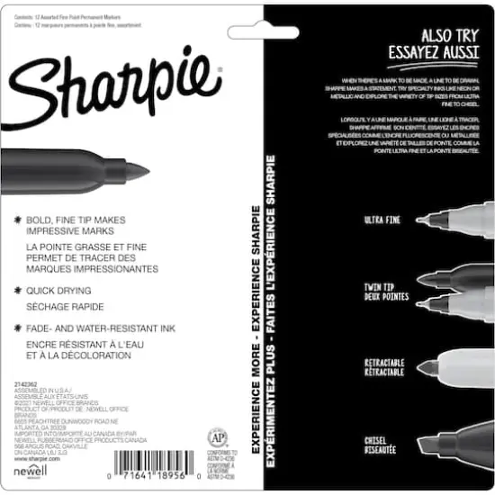 Mystic Gems Sharpie&reg; Fine Point Permanent Markers, 12ct. {12}