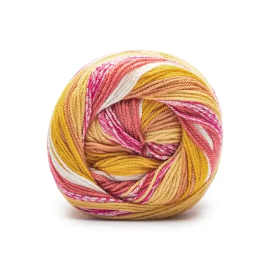 Caron&reg; Cinnamon Swirl Cakes&trade; Yarn Tangerine Twist {3}