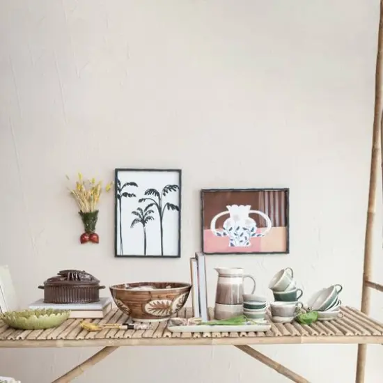 Hello Honey&reg; 3" Multicolor Stoneware Mug Set {3}