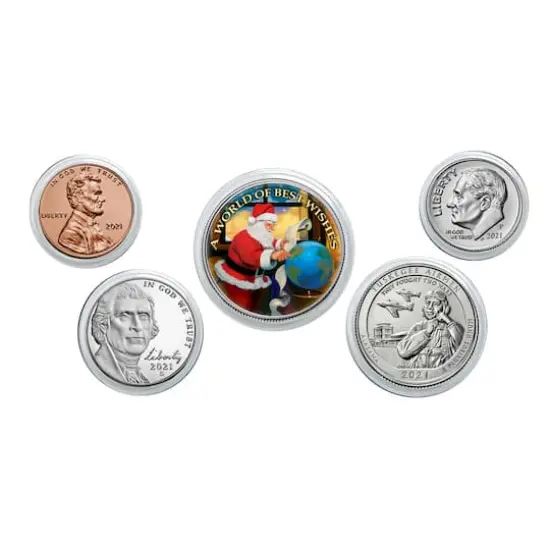 2021 Year To Remember Santa Coin Box Set {3}